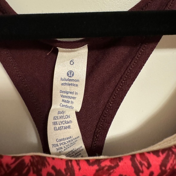 Lululemon workout tank top size 6 - Picture 4 of 4